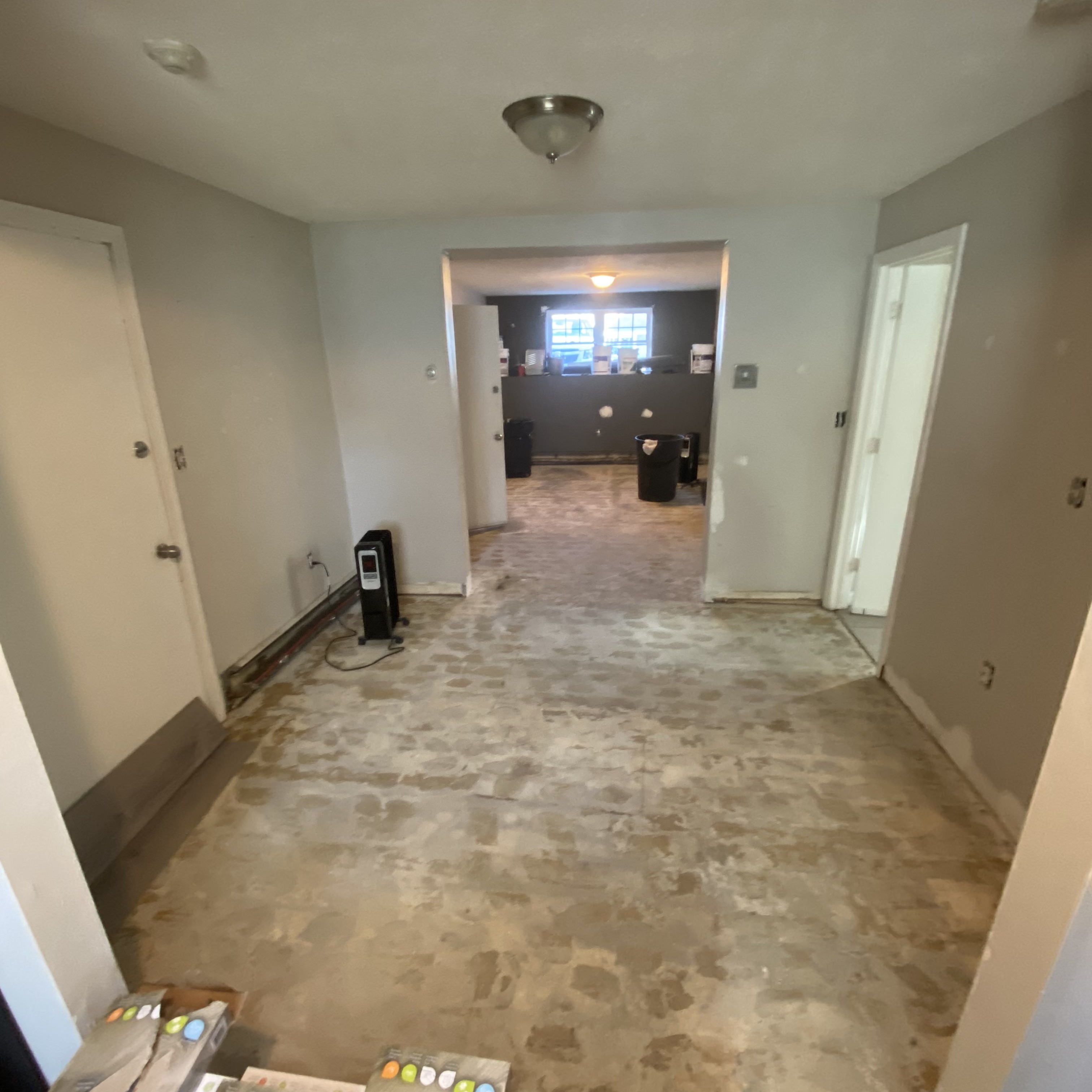 Apartment Flooring — Before